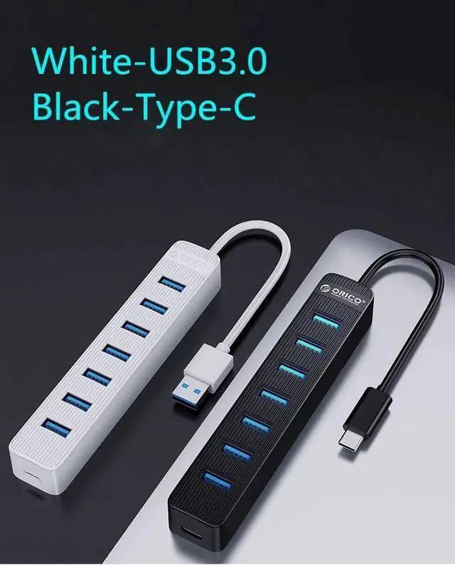 Main image of 4 Port USB 3.0 HUB With Type C Power Supply Port For PC Laptop Computer 7 Port USB Splitter USB3.0 OTG Adapter