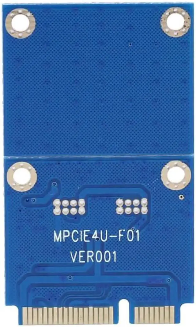 Alt view image 7 of 7 - Mini PCI-E PCI Express to Dual USB Adapter mPCIe to 5 Pin 2 Port USB2.0 Converter for Full/half Height Mini Card/USB flash disk