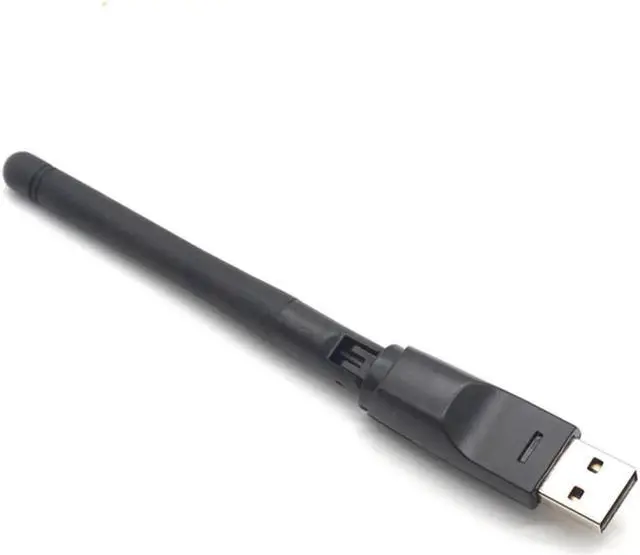 Alt view image 3 of 7 - MT-7601 Chip 150Mbps USB 2.0 WiFi Wireless Network Card 802.11 b/g/n LAN Adapter with Rotatable Antenna for Laptop