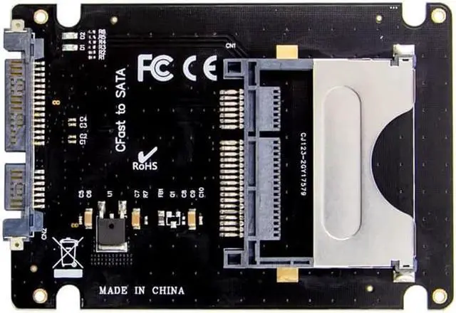 Alt view image 4 of 5 - CFAST to SATA 3.0 HDD Adapter Card SATA Computer 22 Pin Hard Disk Case CFAST memory Card Reader c fast sata3.0 expansion card
