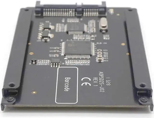 Alt view image 4 of 7 - 4 SD RAID to SATA Adaptor SATA 2.5" HDD bracket with RAID Quad SD SDHC SDXC to SATA 22 pin converter