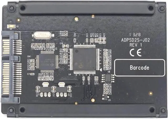 Alt view image 3 of 7 - 4 SD RAID to SATA Adaptor SATA 2.5" HDD bracket with RAID Quad SD SDHC SDXC to SATA 22 pin converter