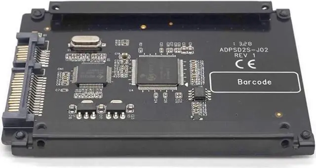 Alt view image 6 of 7 - 4 SD RAID to SATA Adaptor SATA 2.5" HDD bracket with RAID Quad SD SDHC SDXC to SATA 22 pin converter