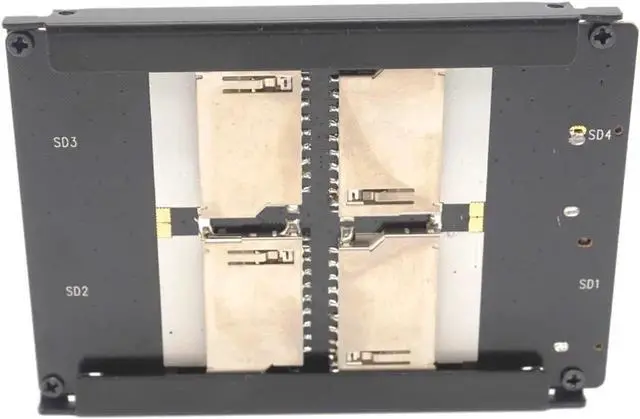 Alt view image 7 of 7 - 4 SD RAID to SATA Adaptor SATA 2.5" HDD bracket with RAID Quad SD SDHC SDXC to SATA 22 pin converter