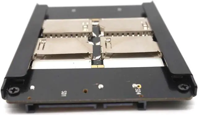 Alt view image 2 of 7 - 4 SD RAID to SATA Adaptor SATA 2.5" HDD bracket with RAID Quad SD SDHC SDXC to SATA 22 pin converter