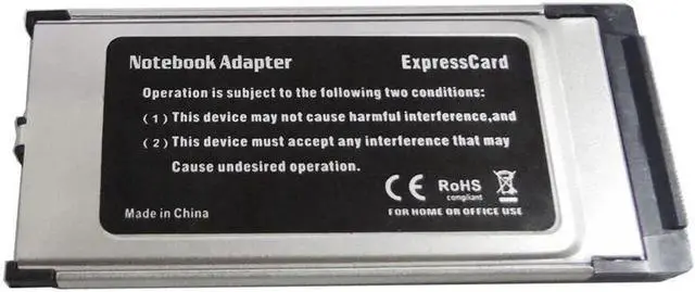 Alt view image 4 of 7 - PCI Express to USB 3.0 Dual 2 Ports PCI-E Card Adapter for NEC Chipset 34MM Slot ExpressCard Converter 5 Gbps PCMCIA ExpressCard