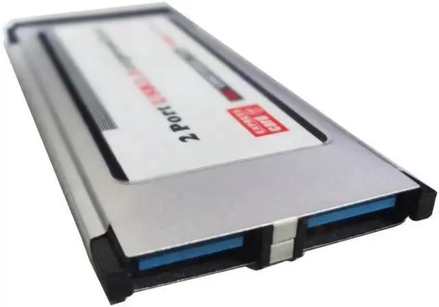 Alt view image 6 of 7 - PCI Express to USB 3.0 Dual 2 Ports PCI-E Card Adapter for NEC Chipset 34MM Slot ExpressCard Converter 5 Gbps PCMCIA ExpressCard