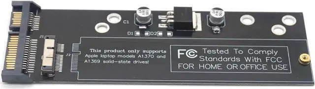 Main image of 6+12pin SSD to SATA Converter Card Board for Apple 2010 2011 for MacBook Air A1370 A1369 SSD to 2.5" SATA 22pin