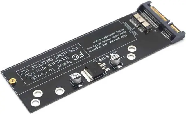 Alt view image 2 of 7 - 6+12pin SSD to SATA Converter Card Board for Apple 2010 2011 for MacBook Air A1370 A1369 SSD to 2.5" SATA 22pin