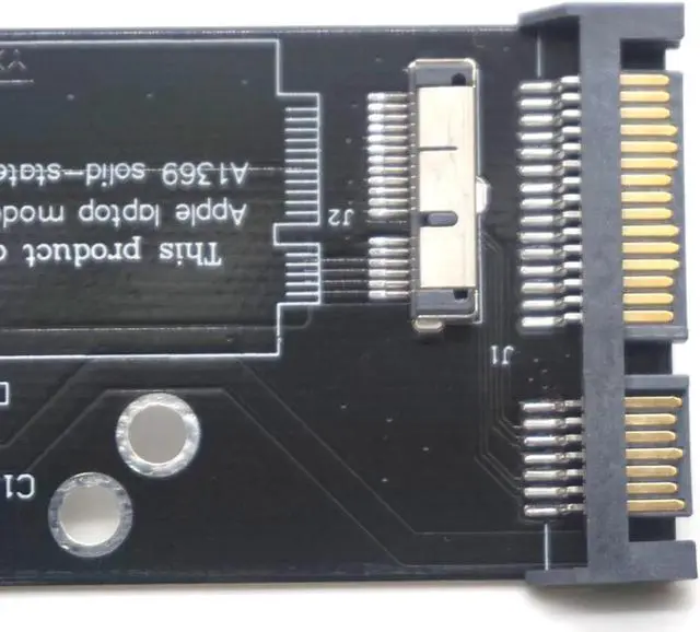 Alt view image 6 of 7 - 6+12pin SSD to SATA Converter Card Board for Apple 2010 2011 for MacBook Air A1370 A1369 SSD to 2.5" SATA 22pin