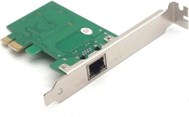 Alt view image 5 of 7 - PCI-E 10/100/1000M Gigabit Ethernet Network LAN PCIe Card PCIE Network Card