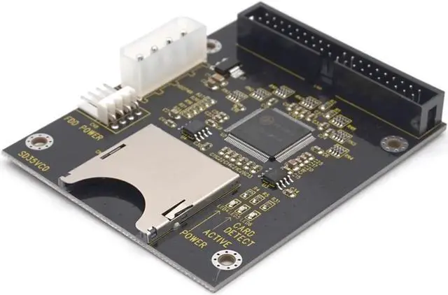 Alt view image 6 of 7 - SD Memory Card To 3.5" 40Pin Male IDE Hard Disk Drive Adapter Secure Digital Converter HDD Adapter For PC Computer Desktop