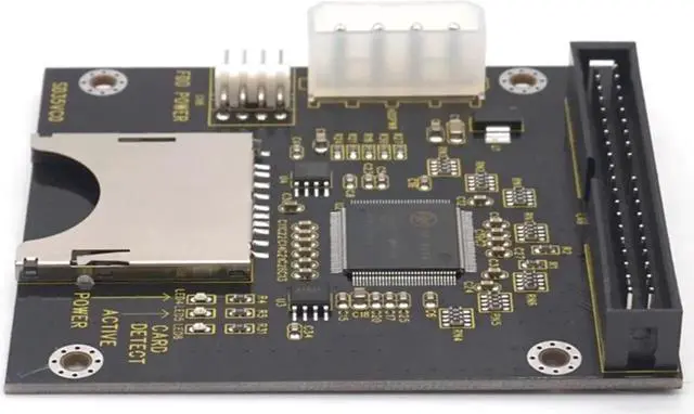 Alt view image 2 of 7 - SD Memory Card To 3.5" 40Pin Male IDE Hard Disk Drive Adapter Secure Digital Converter HDD Adapter For PC Computer Desktop