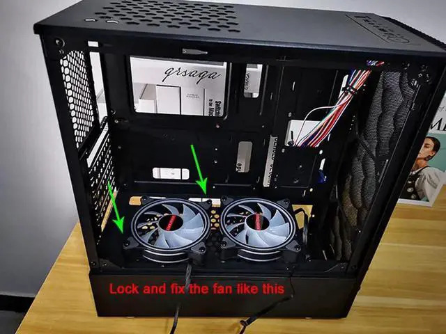 Alt view image 5 of 5 - Computer Case Fan Water Cooled Long Screw M5 Flat Head Self Tapping Short Screw 30mm For Case Power Supply Bin