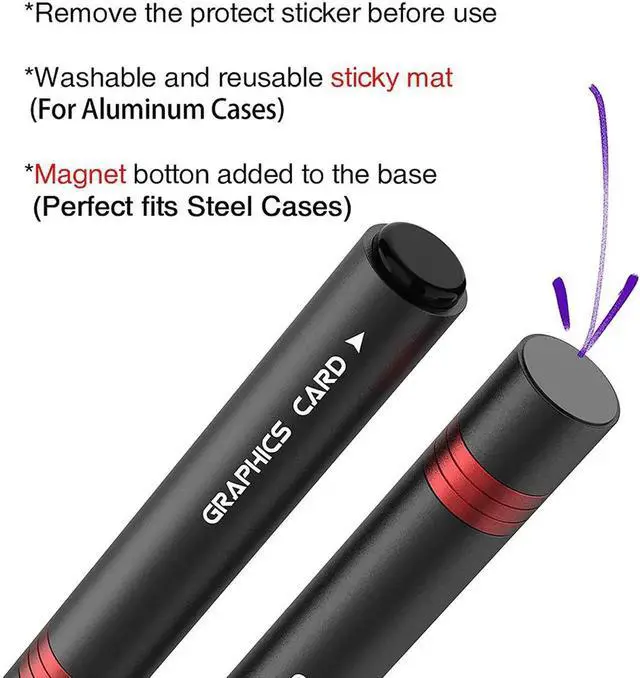 Alt view image 4 of 7 - Graphics Card Brace GPU Support Bracket, iBrace-8 Universal Video Card VGA Graphics Card Holder Desktop PC Case