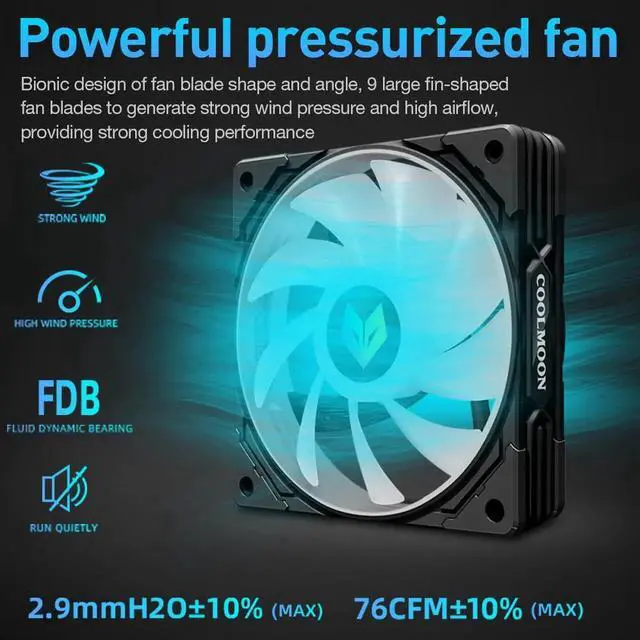 Alt view image 5 of 7 - AS600 6 Heat Pipes CPU Cooler Fan Radiator 4 Pin PWM 5V 3PIN ARGB AURA SYNC CPU Cooling Fan For Intel LGA1700 AM5