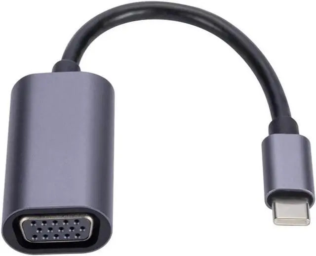 Alt view image 7 of 7 - USB C To VGA Audio Cable Adapter Type C To VGA Converter Adapter Cable For TV Monitor Projector Projection Screen Playback