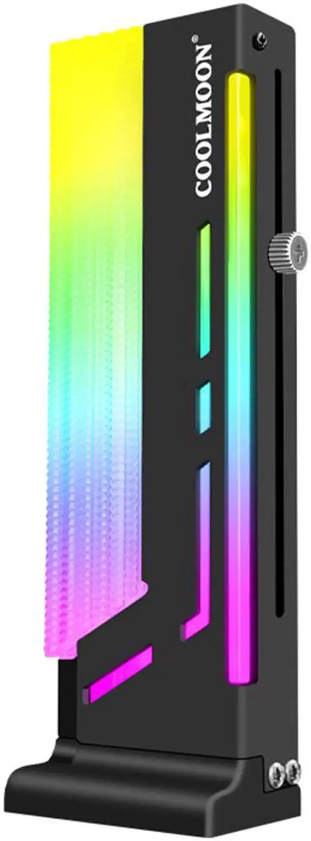 Alt view image 7 of 7 - 5V 3Pin ARGB VGA Bracket 12pcs LED Vertical GPU Support RGB Computer Graphics Video Card Stand Holder PC Accessories