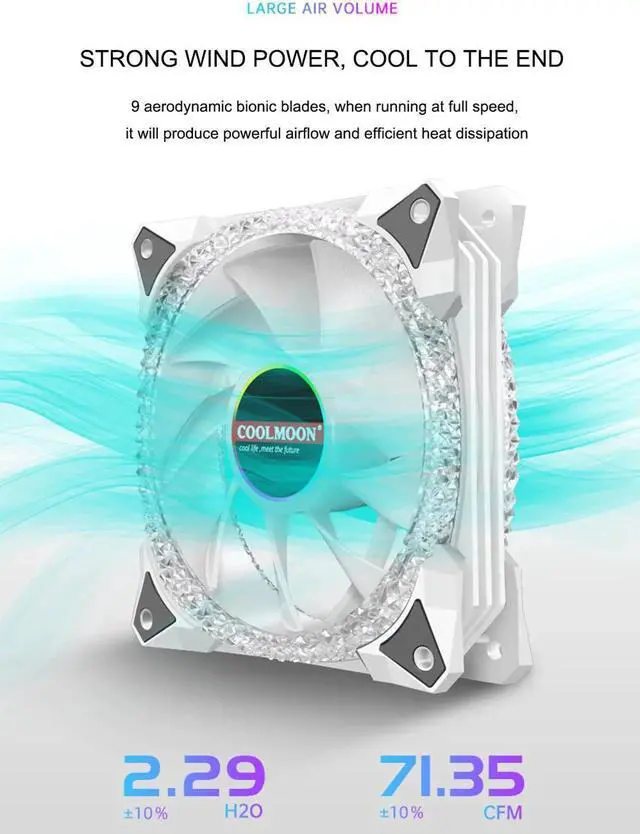 Alt view image 4 of 6 - 5V 3Pin ARGB Water Cooling for LGA1700/115X/2011/AM4 240mm Diamond Style AIO CPU Cooler Liquid Ventilador PWM Radiator