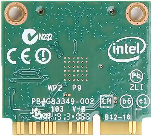 Alt view image 3 of 5 - Dual band For Intel Wireless-N 7260 7260HMW AN Half Mini Pci-e 300Mbps Wireless Wifi + Bluetooth 4.0 Notebook Wlan card
