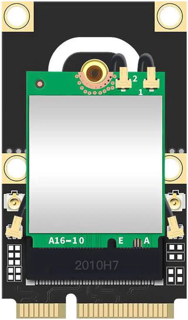 Alt view image 2 of 7 - M.2 NGFF To Mini PCI-E Wireless Adapter Converter With IPEX 4 Antenna