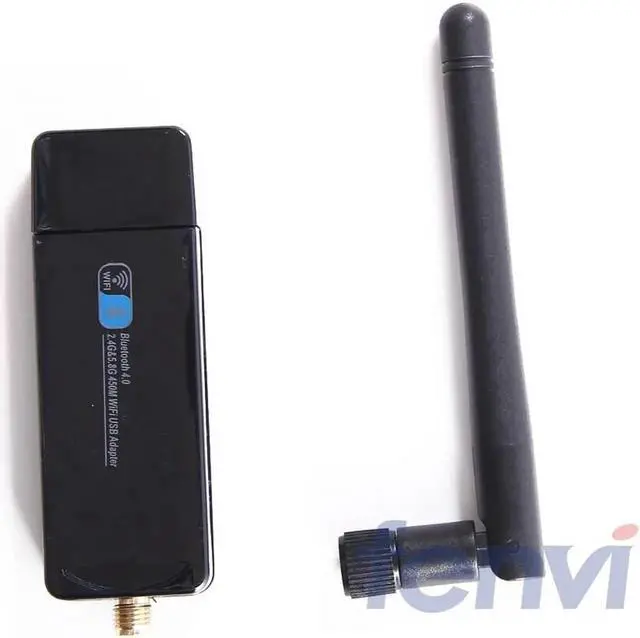 Alt view image 5 of 6 - 600Mbps USB Wifi Adapter RTL8821AU Bluetooth 4.0 Dual Band 2.4G/5G 802.11ac Dongle Wlan Wireless Network Card Antenna