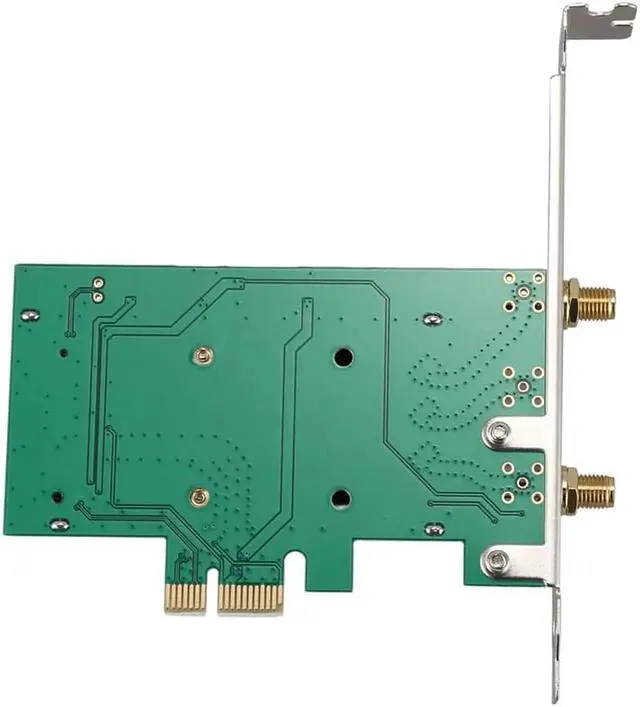 Alt view image 7 of 7 - 2 Antenna network card 4G/5G 300Mbps PCI-E X1 WiFi Wireless Card Adapter Chipset for BCM4322 WBE3220