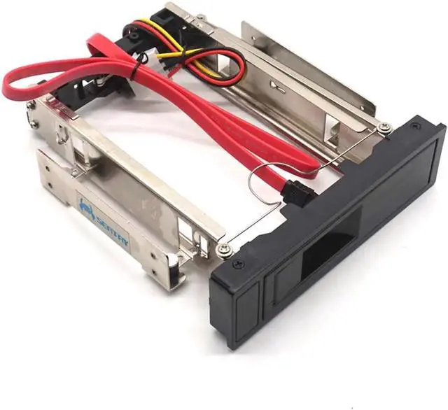 Alt view image 4 of 6 - 3.0Gb/s S-ATA II HDD-ROM Internal 3.5" SATA HDD Frame Mobile Rack Tray Enclosure Docking Station Hot Swap Drive Bay Trayless
