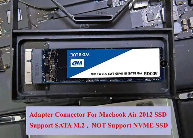 Alt view image 5 of 7 - M2 SSD Adapter M.2 NGFF B+M Key SATA SSD M2 Adapter for MacBook Pro Retina 2012 A1398 A1425 Converter Card for Apple SSD Adapter