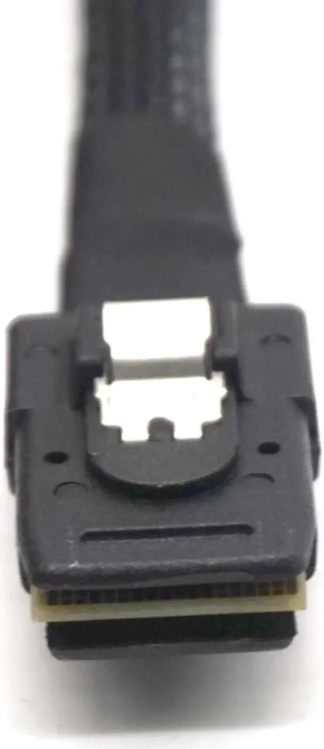 Alt view image 2 of 7 - Hard Disk Splitter Cable Mini SAS SFF-8087 to 4 SATA 90 Degree Splitter Breakout Cable Conversion Adapter Cable