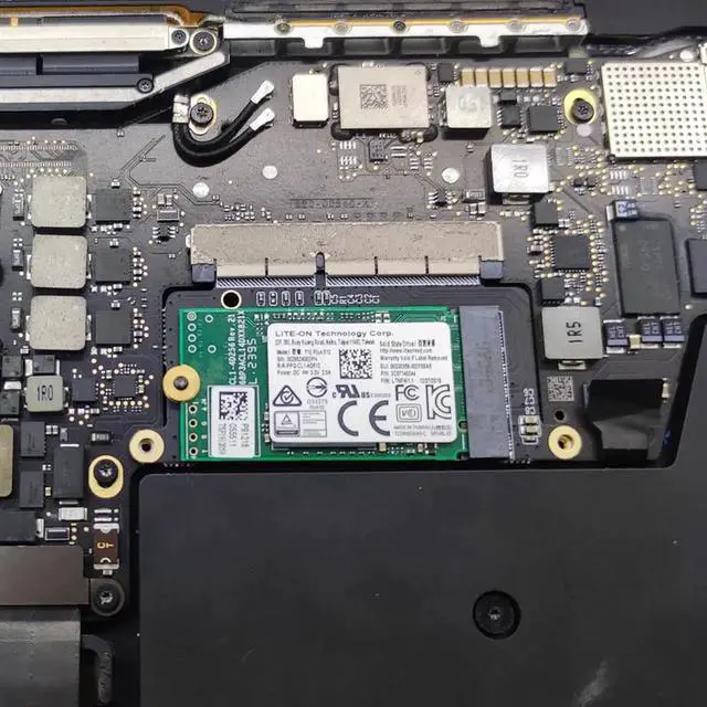 Alt view image 4 of 7 - A1708 SSD Adapter NVMe PCI Express PCIE to NGFF M2 SSD Adapter Card M.2 SSD for Apple Macbook Pro Retina 13" A1708 2016 2017