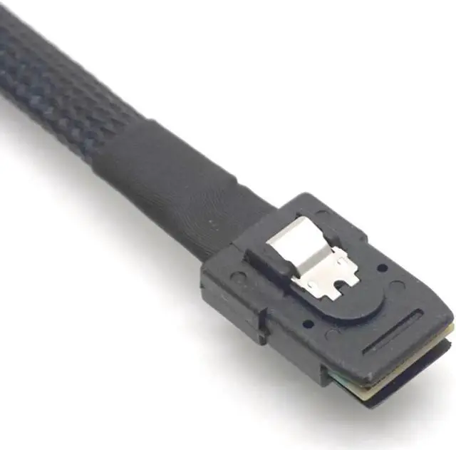 Alt view image 5 of 7 - SAS SATA Cable Mini-SAS SFF-8087 to 4 SATA Cable Mini SAS 4i SFF8087 36P To 4 SATA 7P Cable