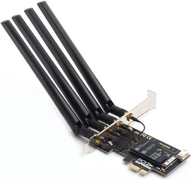 Alt view image 7 of 7 - Dual Band BCM94360CD 1750Mbps 802.11ac WiFi Bluetooth 4.0 PCIE Wireless Adapter MacOS Hackintosh Dekstop PC