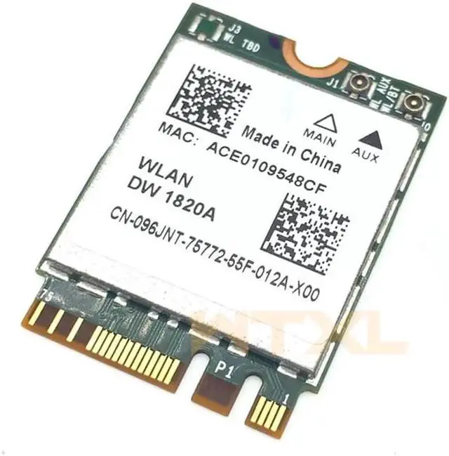 Alt view image 2 of 5 - DW1820A BCM94350ZAE BCM94356ZE 802.11ac BT4.1 867Mbps wifi Adapter BCM94350 M.2 NGFF WiFi Wireless Card better than BCM94352Z