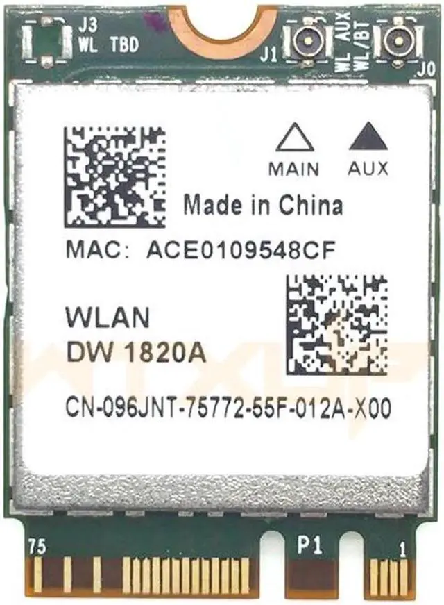 Alt view image 3 of 5 - DW1820A BCM94350ZAE BCM94356ZE 802.11ac BT4.1 867Mbps wifi Adapter BCM94350 M.2 NGFF WiFi Wireless Card better than BCM94352Z