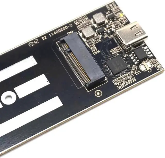 Alt view image 4 of 7 - USB3.1 Type-C to M.2 SATA NGFF SSD Box Solid State Drive Housing Case 6Gbps M2 SSD Hard Drive Disk Enclosure