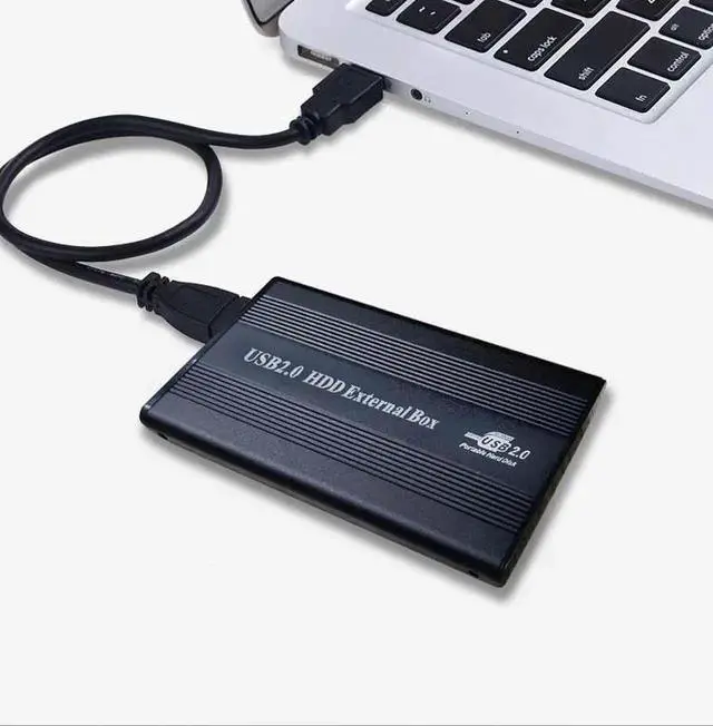 Alt view image 4 of 7 - USB2.0 Hard Drive Disk Enclosure HDD External Box Case Caddy for 2.5" IDE HDD with LED Indicator Light For Desktop Computer PC