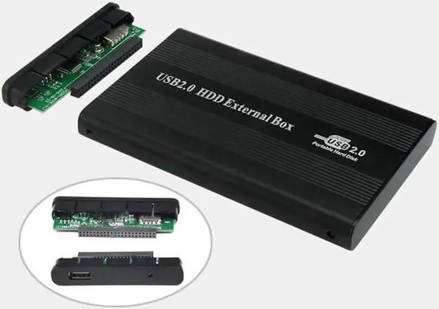 Main image of USB2.0 Hard Drive Disk Enclosure HDD External Box Case Caddy for 2.5" IDE HDD with LED Indicator Light For Desktop Computer PC