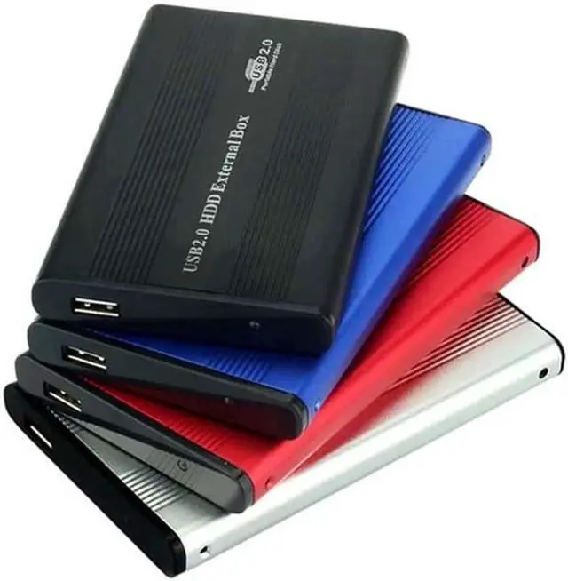 Alt view image 7 of 7 - USB2.0 Hard Drive Disk Enclosure HDD External Box Case Caddy for 2.5" IDE HDD with LED Indicator Light For Desktop Computer PC