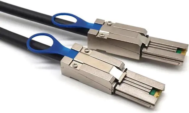 Alt view image 7 of 7 - External Mini SAS 4x SFF 8088 to SFF 8088 26P Cable External Mini SAS Cable