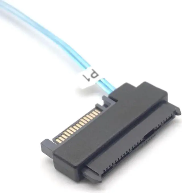 Alt view image 3 of 6 - SAS SATA Cable Internal Mini SAS 36pin SFF-8087 to (4) 29pin+15Pin SFF-8482 connectors with SATA Power