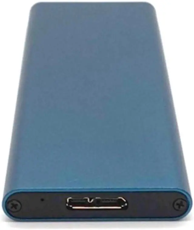 Alt view image 2 of 7 - USB3.0 to M.2 NGFF Storage Enclosure Case M.2 SATA Protocol SSD Solid State Drive Case Support 6Gb/s SSD Card Adapter