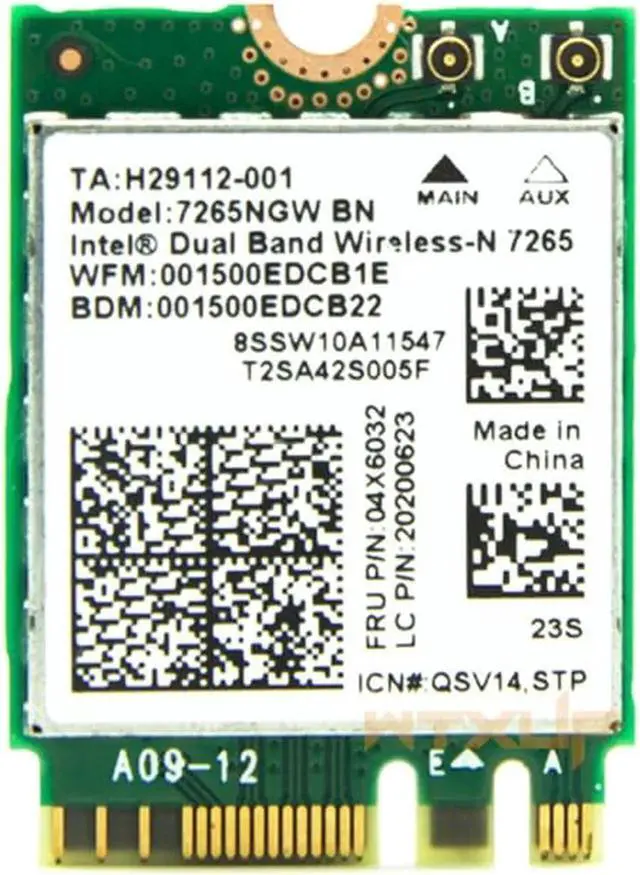 Alt view image 3 of 4 - 7265NGW 7265BN for intel Wireless-N 7265 NGFF wifi Network 2.4G 300mbps FRU:04X6032 For ThankPad L450 T450 T550 E450 E550 X250