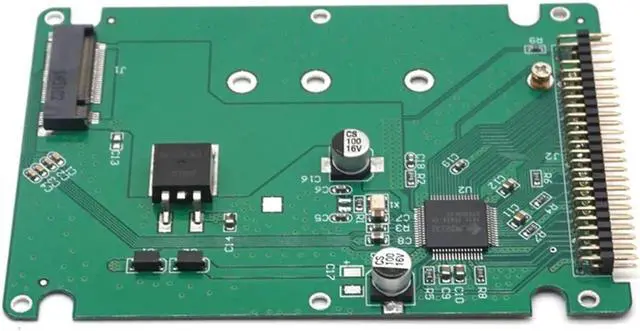 Alt view image 6 of 7 - M.2 NGFF SATA SSD to 2.5 IDE 44pin Converter Adapter with Case Black Color SATAIII Connector SDD Converter Card Adapter