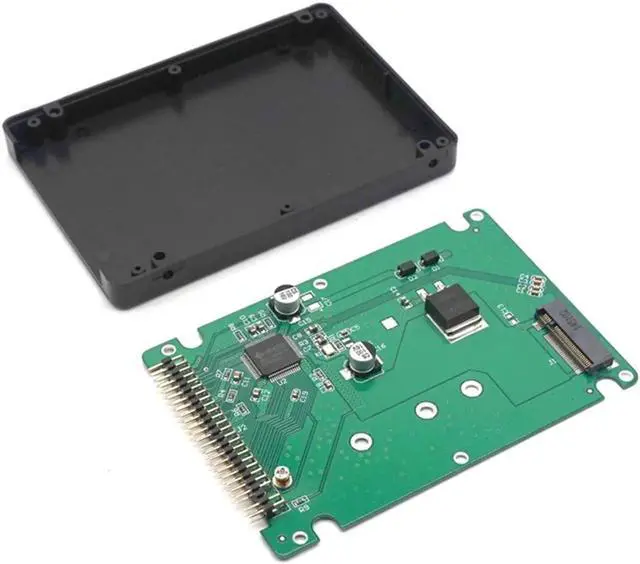 Alt view image 5 of 7 - M.2 NGFF SATA SSD to 2.5 IDE 44pin Converter Adapter with Case Black Color SATAIII Connector SDD Converter Card Adapter