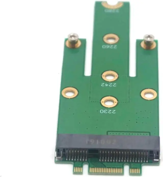 Alt view image 4 of 7 - mSATA Mini PCI-E 3.0 SSD to NGFF NVMe M.2 B Key SATA Interface Adapter Card Mini Boards SSD Converter PCI-e M.2 B Connector