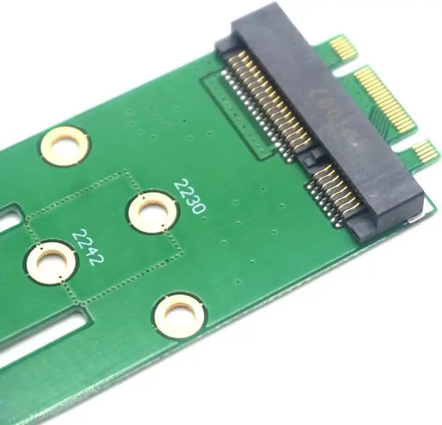 Alt view image 6 of 7 - mSATA Mini PCI-E 3.0 SSD to NGFF NVMe M.2 B Key SATA Interface Adapter Card Mini Boards SSD Converter PCI-e M.2 B Connector