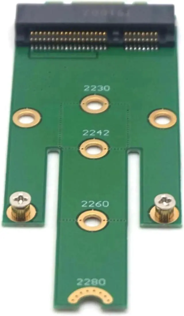 Alt view image 2 of 7 - mSATA Mini PCI-E 3.0 SSD to NGFF NVMe M.2 B Key SATA Interface Adapter Card Mini Boards SSD Converter PCI-e M.2 B Connector