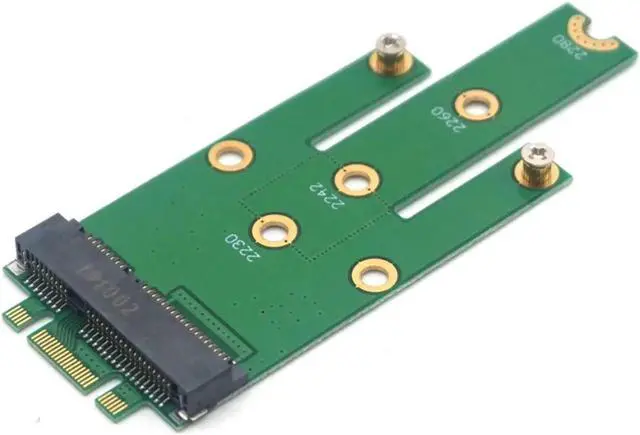 Alt view image 3 of 7 - mSATA Mini PCI-E 3.0 SSD to NGFF NVMe M.2 B Key SATA Interface Adapter Card Mini Boards SSD Converter PCI-e M.2 B Connector