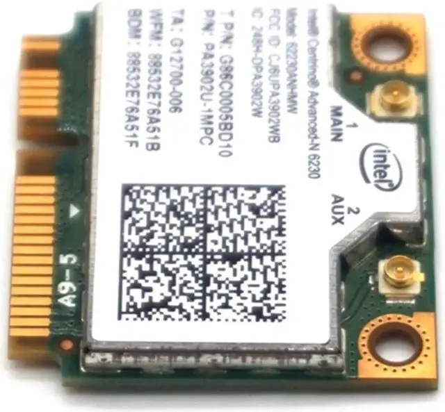 Alt view image 3 of 6 - For Intel Centrino Advanced-N 6230 6230AN 300Mbps PCI-E Bluetooth 62230ANHMW Wireless Card